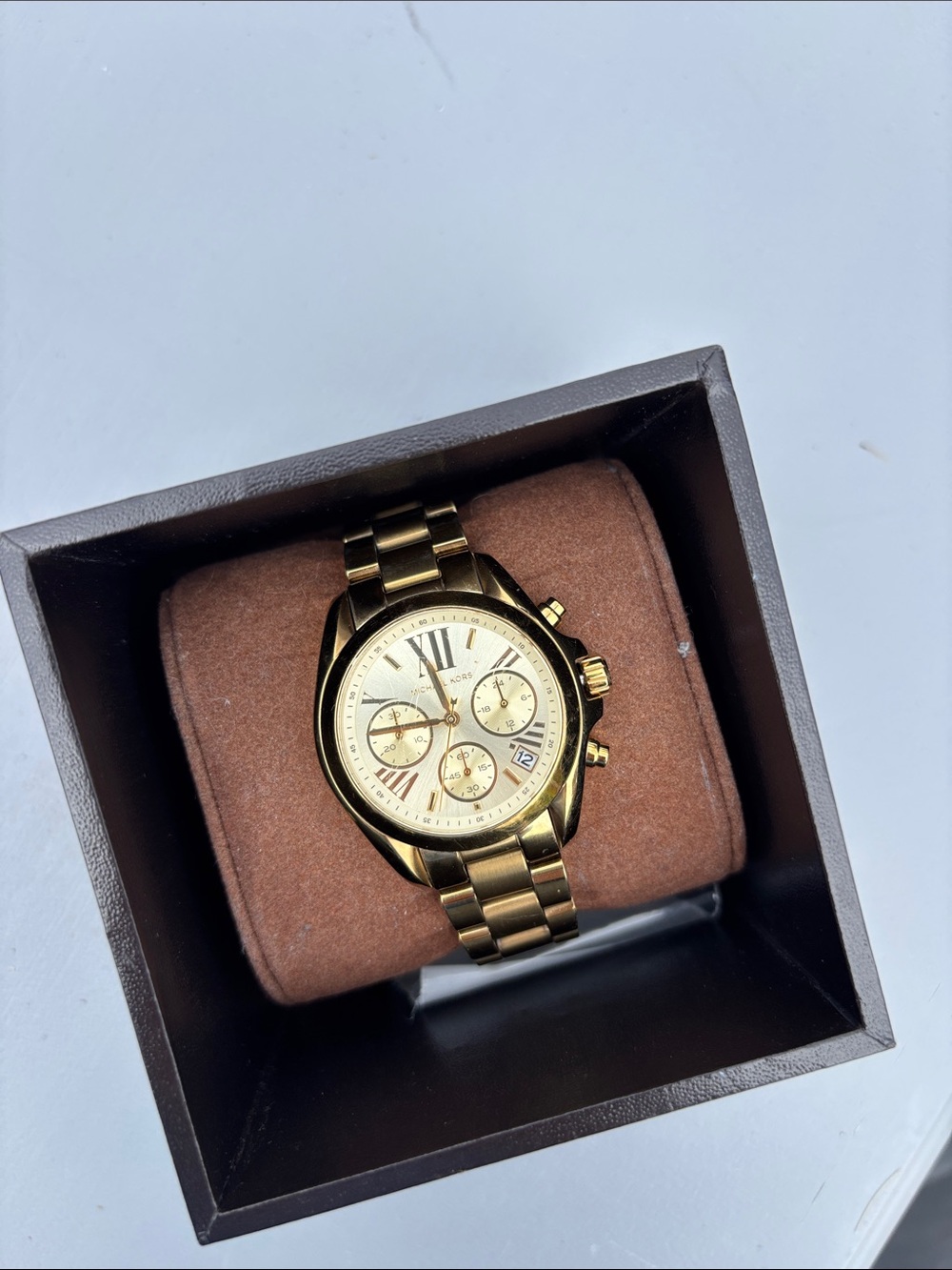 Michael Kors Gold-Tone Women's Chronograph Watch